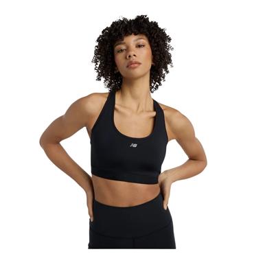 New Balance Womens Essential Sports Bra - BLACK