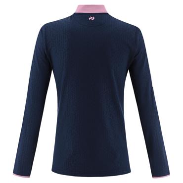 O' Neills Womens Donegal Hydra 184 Brushed Half- Zip Top Pockets - MARINE