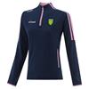 O' Neills Womens Donegal Hydra 184 Brushed Half- Zip Top Pockets - MARINE
