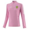 O' Neills Womens Donegal Hydra 184 Brushed Half- Zip Top Pockets - Pink