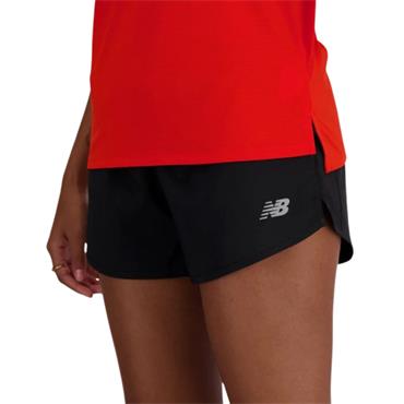 New Balance Womens Essential 3inch Short - BLACK
