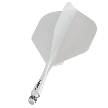 Winmau Fusion Integrated Flight & Shaft - WHITE