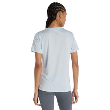 New Balance Womens Poly Knit T-Shirt - BLUE