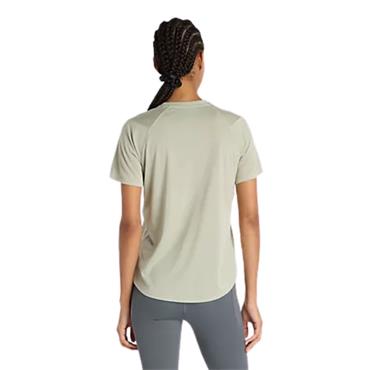 NEW BALANCES WOMENS POLY KNIT TSHIRT - GREEN