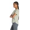 NEW BALANCES WOMENS POLY KNIT TSHIRT - GREEN
