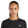 New Balance Womens Athletics Long Sleeve Top - BLACK