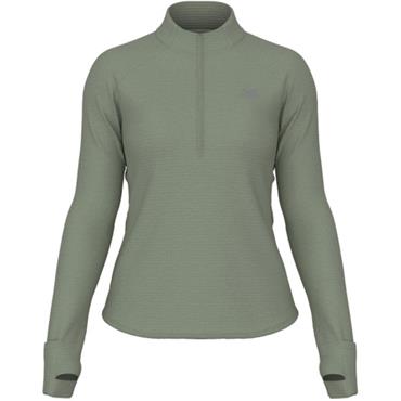New Balance Womens Athletics Heat Grid Half- Zip - GREEN