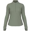New Balance Womens Athletics Heat Grid Half- Zip - GREEN