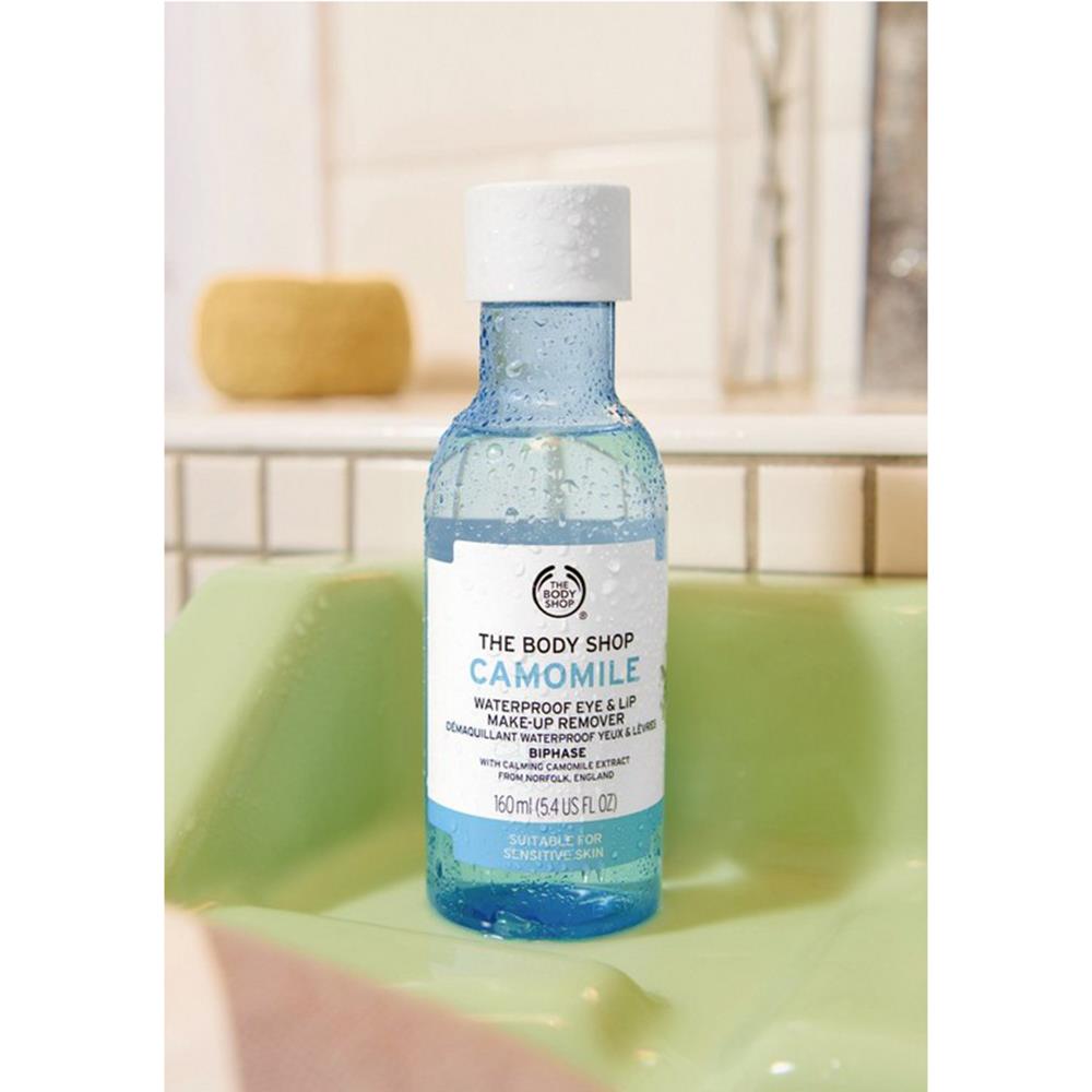 The Body Shop Camomile Waterproof Eye & Lip Makeup Remover 160ml