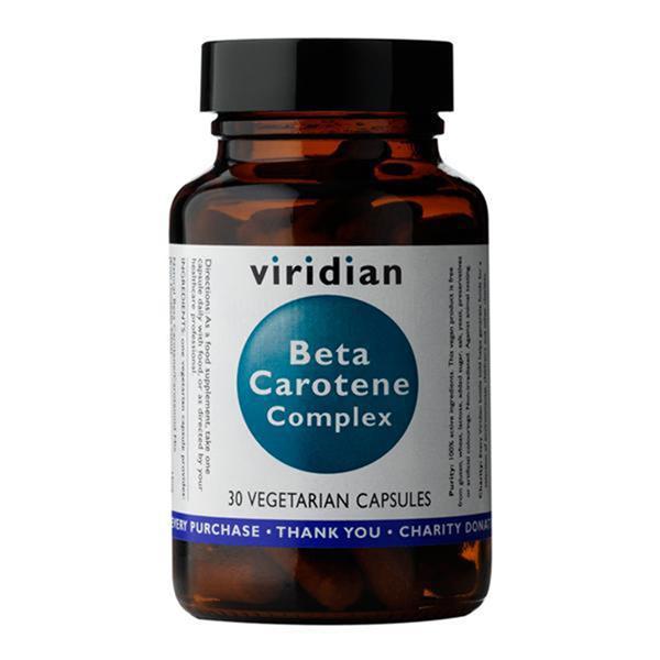Viridian Beta Carotene 30 Capsules Stauntons Pharmacy Ireland
