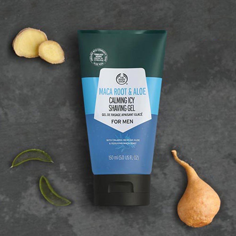 The Body Shop Maca Root & Aloe Calming Icy Shaving Gel 150ml
