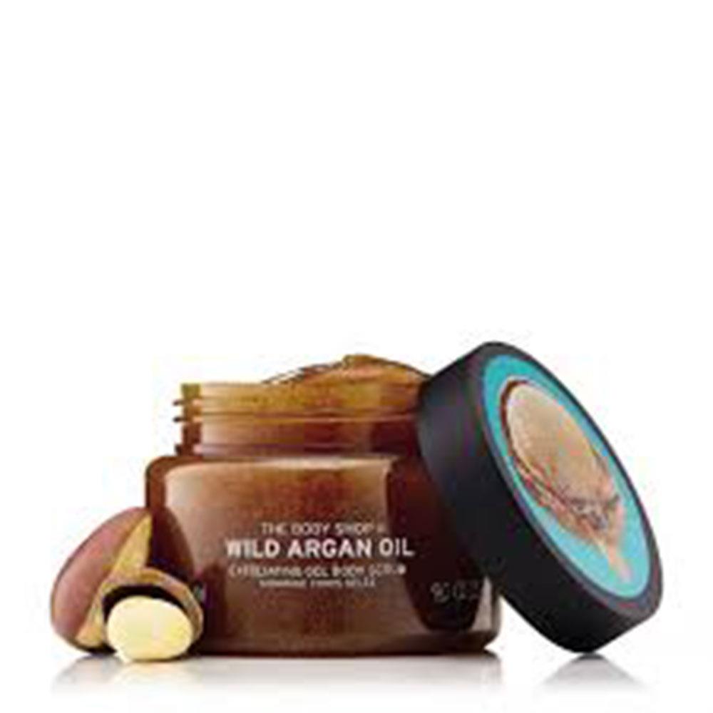 The Body Shop Wild Argan Oil Exfoliating Gel Body Scrub 250ml