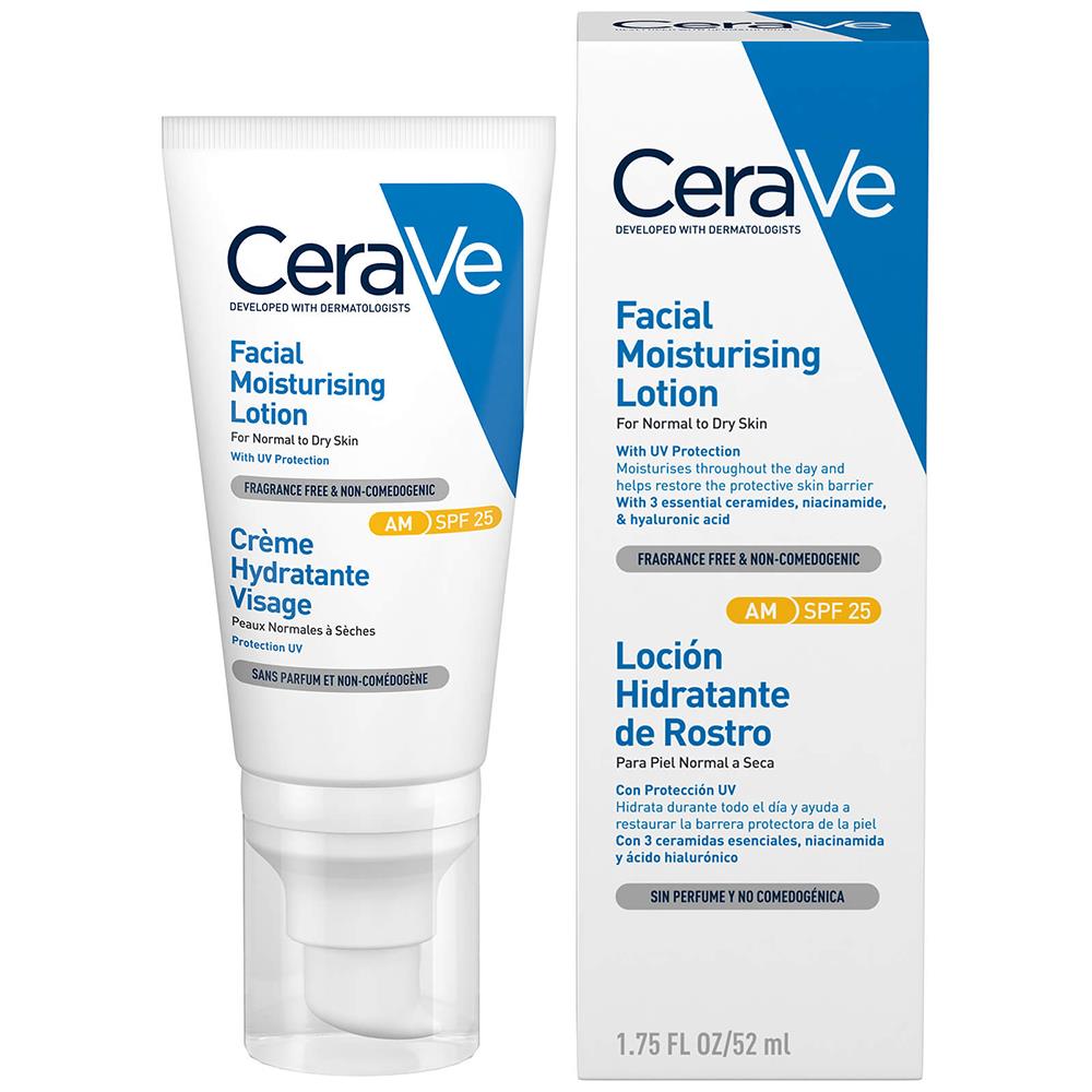 CeraVe Facial Moisturising Lotion Normal To Dry Skin SPF 25 52ml