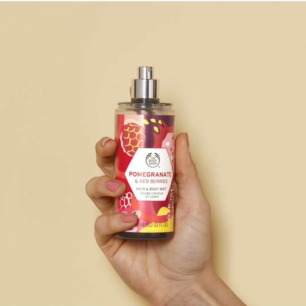 The Body Shop Hair & Body Mist Pomegranate & Red Berries 150ml
