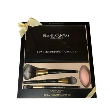 BLANK CANVAS BLANK CANVAS COSMETICS POWDER CONTOUR/HIGHLIGHT DELUXE GIFTSET