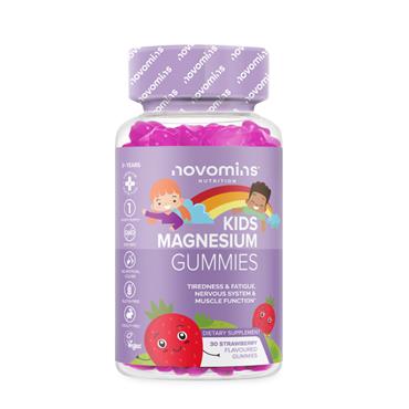 NOVOMINS NOVOMINS KIDS MAGNESIUM GUMMIES 30 PACK