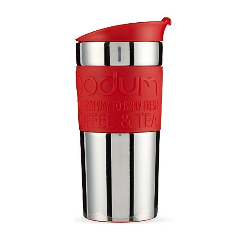 BODUM BODUM RED TRAVEL MUG VACUUM 12OZ Johnstons Pharmacy Longford