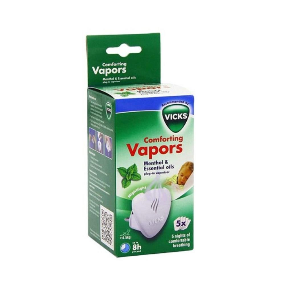 VICKS VICKS COMFORTING VAPOURS PLUG IN VAPORISER Johnstons Pharmacy