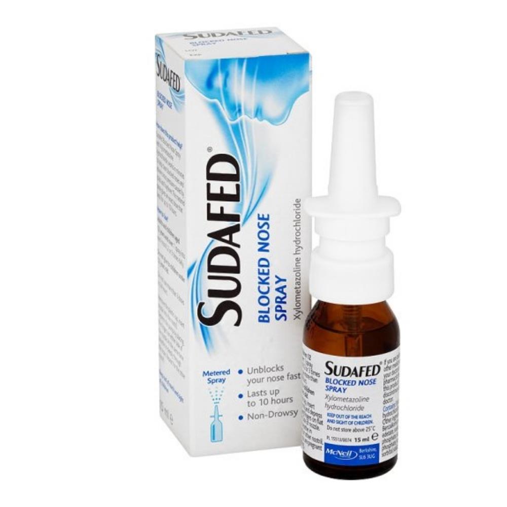 SUDAFED SUDAFED DECONGESTANT NASAL SPRAY 15ML Johnstons Pharmacy