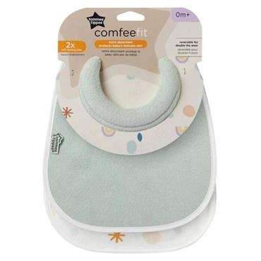 Tommee Tippee comfeefit 2X milk feeding bibs
