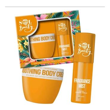 SOL BEAUTY SOL BEAUTY SALTED CARAMEL VANILLA FRAGRANCE + BODY CREAM 