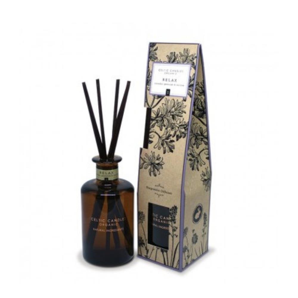 CELTIC CANDLE CELTIC CANDLES RELAX LAVENDER GERANIUM & TEA TREE 200ML