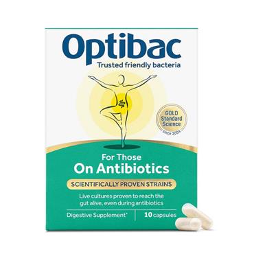 OPTIBAC OPTIBAC FOR THOSE ON ANTIBIOTICS 10 CAPSULES