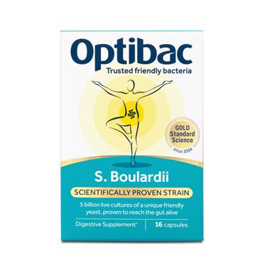 OPTIBAC Optibac S.Boulardii Digestive Supplement 16 Capsules