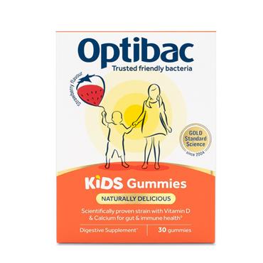 OPTIBAC OPTIBAC PROBIOTICS STRAWBERRY KIDS GUMMIES 30 PACK