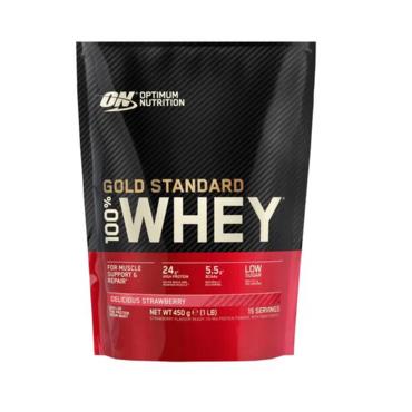 OPTIMUM NUTRITION OPTIMUM NUTRITION GOLD STANDARD 100% WHEY DELICIOUS STRAWBERRY 450GR