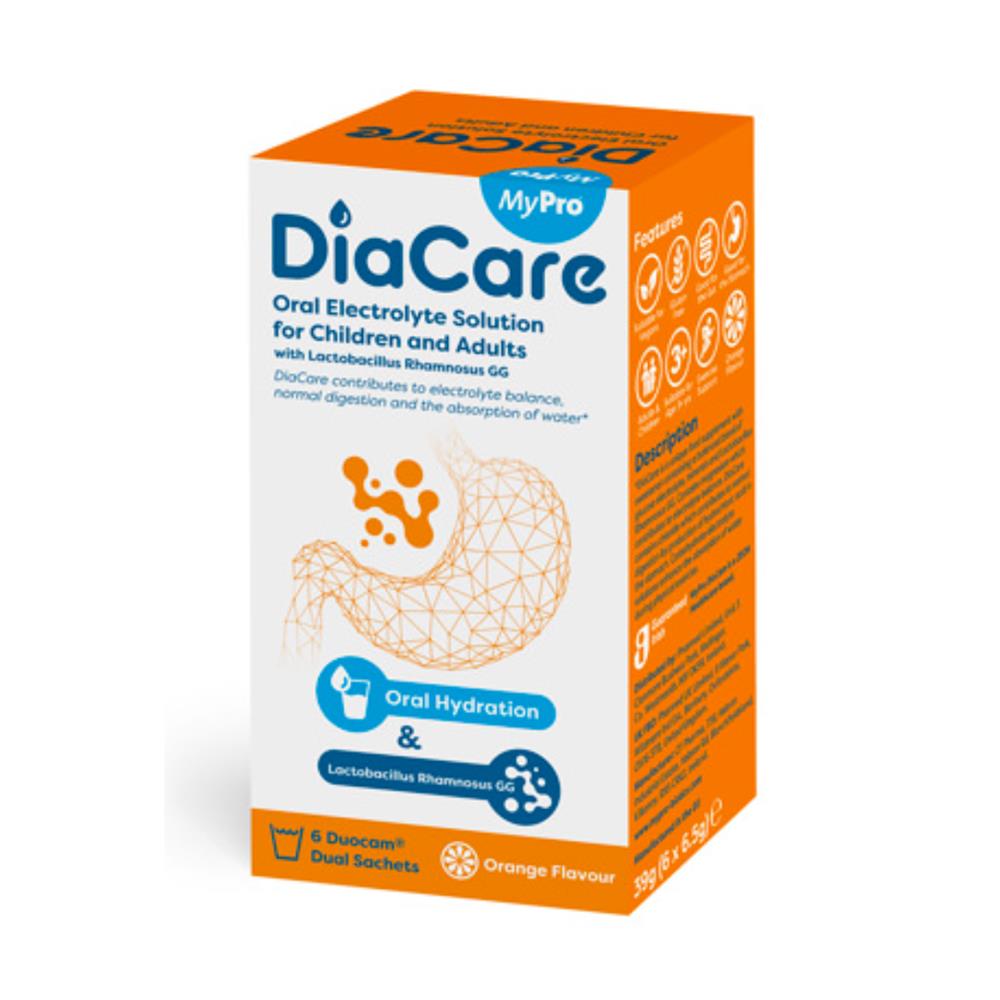 MY PRO DIACARE ORAL ELECTROLYTES WITH LACTOBACILLUS 6 SACHETS