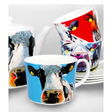 Tipperary Crystal Tipperary Crystal Cappuccino/ tea cup and saucer x4 party pack