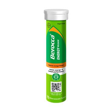 BEROCCA BEROCCA ENERGY 15CAPS  EFFERVESCENT ORANGE FLAVOUR