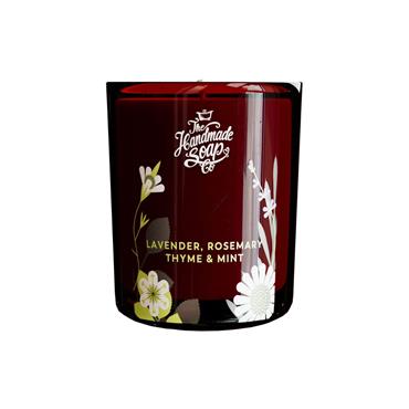 THE HANDMADE SOAP COMPANY THE HANDMADE SOAP COMPANY SOY CANDLE LAVENDER, ROSEMARY, THYME & MINT
