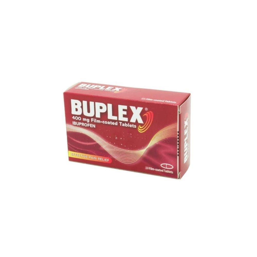 BUPLEX BUPLEX IBUPROFEN TABLETS 400MG 12S | Johnstons Pharmacy ...