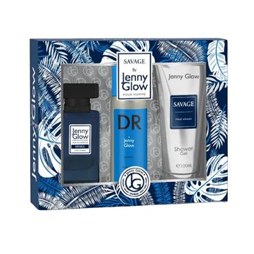 JENNY GLOW SAVAGE BY JENNY GLOW POUR HOMME 3 PIECE SET
