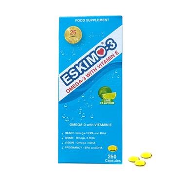 ESKIMO ESKIMO OMEGA 3-WITH VITAMIN E 250CAPS
