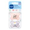 MAM MAM ORIGINAL 0-6 MONTHS SOOTHERS 2 PK