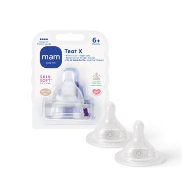 MAM MAM TEAT X CROSS CUT 2PK 